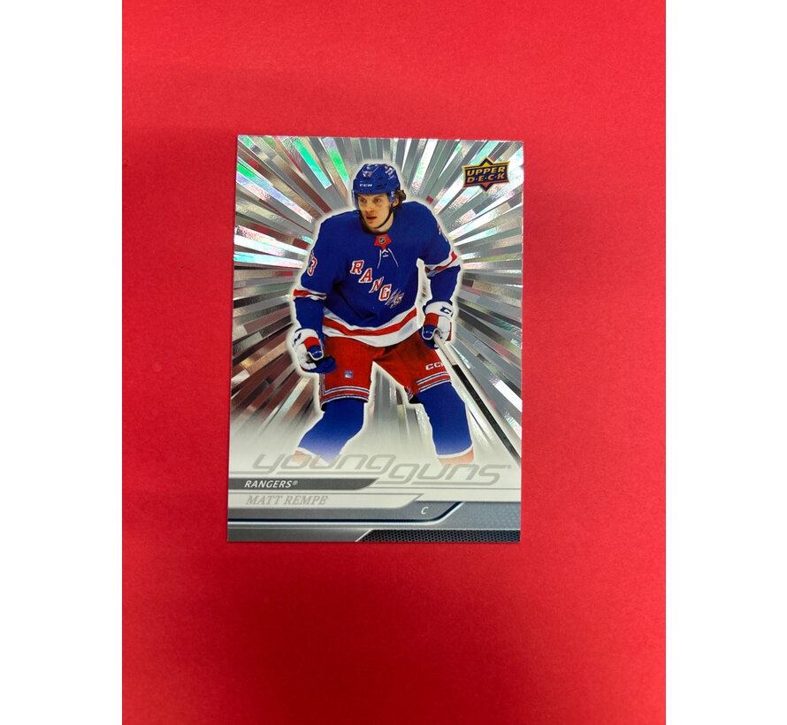 2024-25 UPPER DECK SERIES 1 MATT REMPE YOUNG GUNS OUTBURST