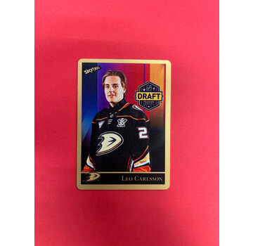 UPPER DECK 2023-24 UPPER DECK SKYBOX METAL UNIVERSE LEO CARLSSON METAL DRAFT
