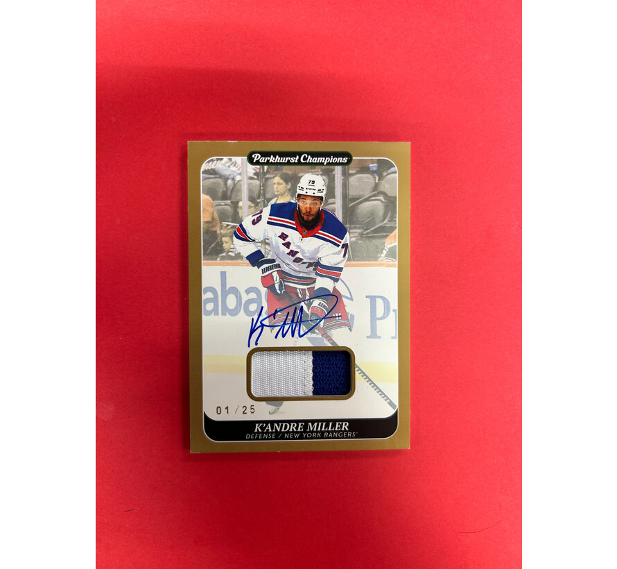 2023-24 UPPER DECK PARKHURST K'ANDRE MILLER PATCH AUTO /25