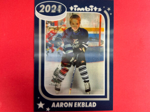 UPPER DECK 2024-25 UPPER DECK TIM HORTONS AARON EKBLAD TIMBITS SP