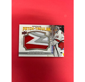 UPPER DECK 2022-23 UPPER DECK PREMIER PYOTR KOTCHETKOV ROOKIE PATCH-TACULAR /25