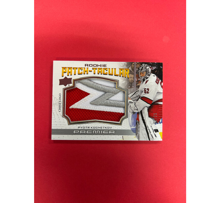 2022-23 UPPER DECK PREMIER PYOTR KOTCHETKOV ROOKIE PATCH-TACULAR /25