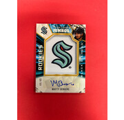 UPPER DECK 2022-23 UPPER DECK BLACK DIAMOND MATTY BENIERS TEAM  LOGO JUMBOS ROOKIE AUTO /49