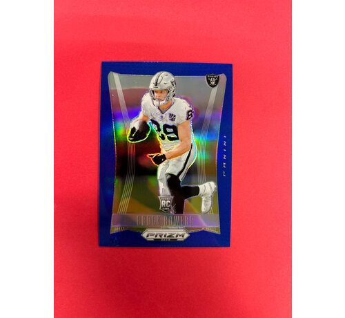 PANINI 2024 PANINI PRIZM DECA BROCK BOWERS BLUE PRIZM /149