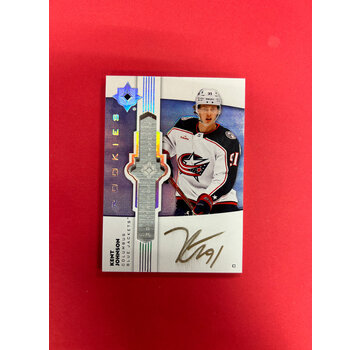UPPER DECK 2022-23 UPPER DECK ULTIMATE COLLECTION KENT JOHNSON AUTOGRAPH GOLD