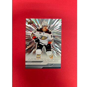 UPPER DECK 2024-25 UPPER DECK SERIES 1 OLEN ZELLWEGER YOUNG GUNS OUTBURST