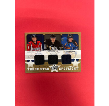 UPPER DECK 2008-09 UPPER DECK TRILOGY OVECHKIN / MALKIN / KOVALCHUK THREE STAR SPOTLIGHT JERSEY