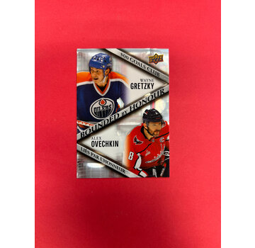 UPPER DECK 2023-24 UPPER DECK TIM HORTONS OVECHKIN / GRETZKY BOUNDED BY HONOUR SSP