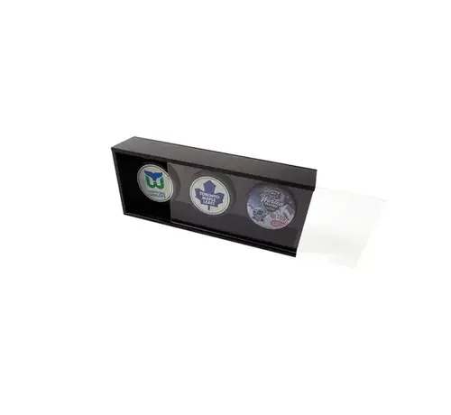 PATHER PATHER 3 HOCKEY PUCK DISPLAY CASE (#67113)