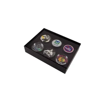PATHER PATHER 6 HOCKEY PUCK DISPLAY CASE (#67107)