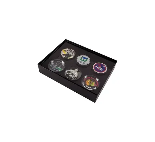 PATHER PATHER 6 HOCKEY PUCK DISPLAY CASE (#67107)