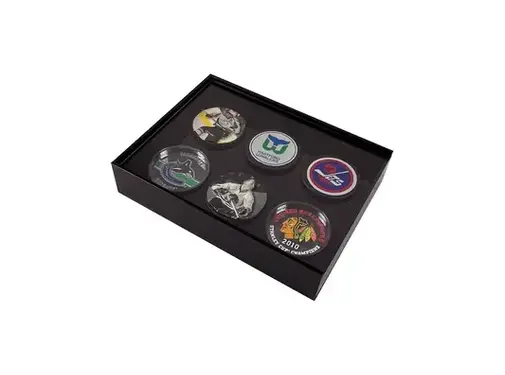 PATHER PATHER 6 HOCKEY PUCK DISPLAY CASE (#67107)