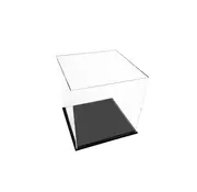 PATHER PATHER ACRYLIC DISPLAY CUBE W/ BASE (#23113)
