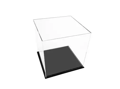 PATHER PATHER ACRYLIC DISPLAY CUBE W/ BASE (#23113)