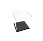 PATHER ACRYLIC DISPLAY CUBE W/ BASE (#23113)