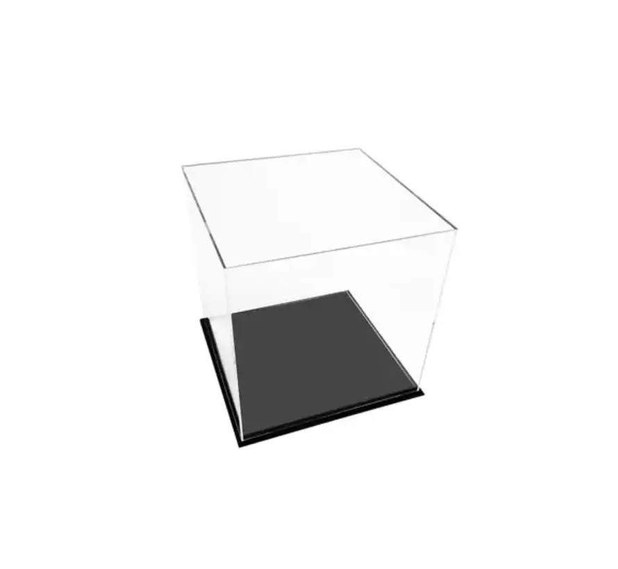 PATHER ACRYLIC DISPLAY CUBE W/ BASE (#23113)