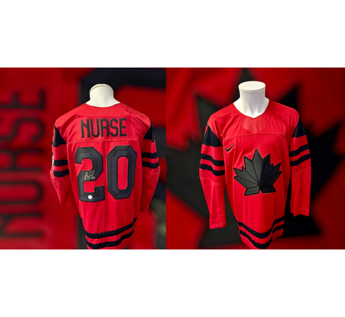 NIKE Sarah Nurse Team Canada Signed Nike Jersey