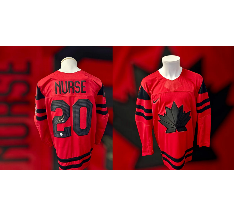 Sarah Nurse Team Canada Signed Nike Jersey