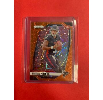 PANINI 2024 PRIZM ORANGE LAZER MICHAEL PENIX JR #378