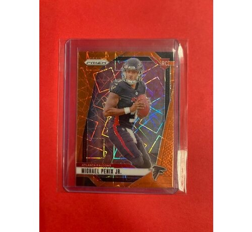 PANINI 2024 PRIZM ORANGE LAZER MICHAEL PENIX JR #378