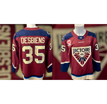 Ann-Renee Desbiens Montreal Victoire PHWL Signed Bauer Jersey