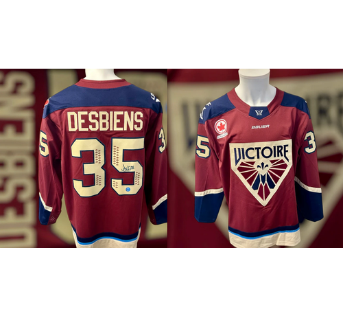 PREMIUM AUTOGRAPHS Ann-Renee Desbiens Montreal Victoire PHWL Signed Bauer Jersey