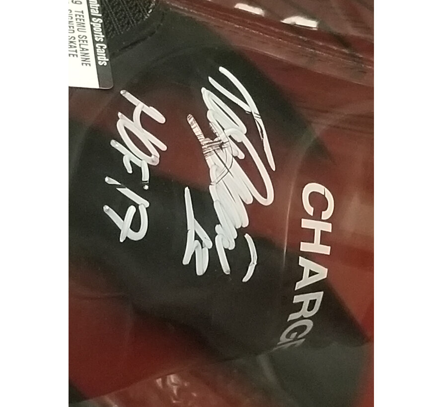 TEEMU SELANNE  SIGNED SKATE