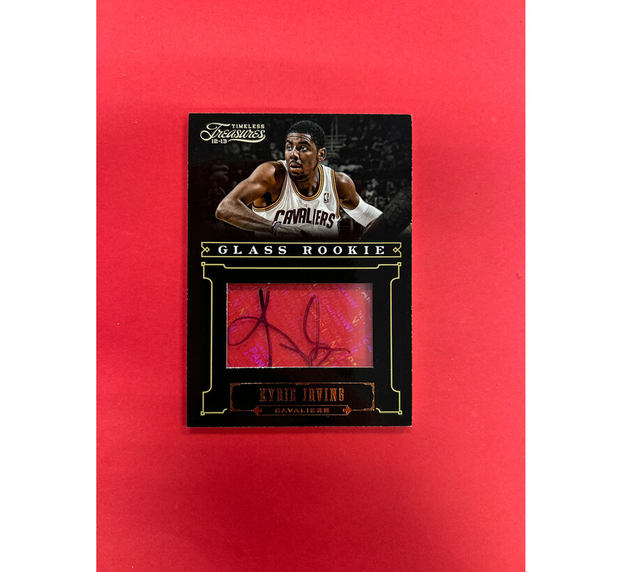 2012-13 PANINI TIMELESS TREASURES KYRIE IRVING GLASS ROOKIE AUTO /399