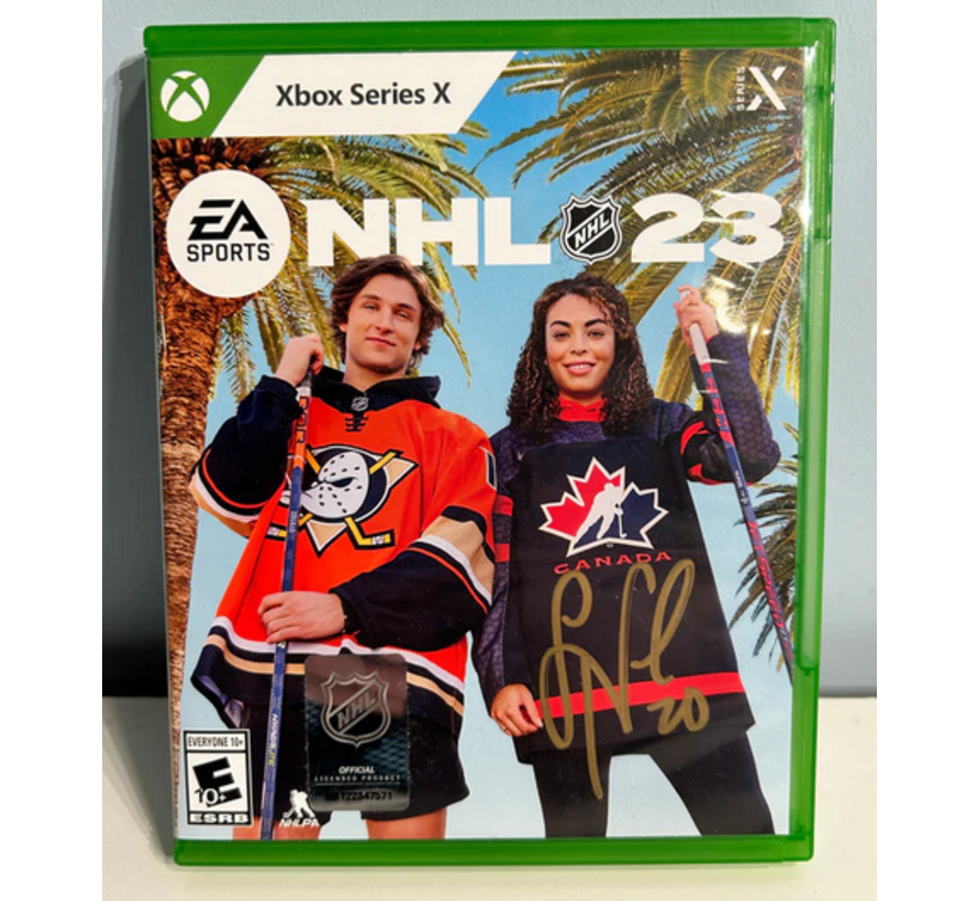 Sarah Nurse Team Canada Autographed Xbox Series X NHL 23 Case WITH SIGNED CD