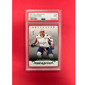UPPER DECK 2021-22 UPPER DECK ARTIFACTS ALEX OVECHKIN EMERALD /99 PSA GRADED 9