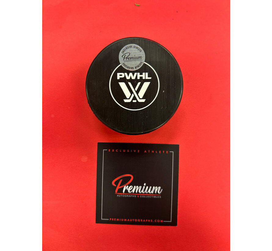 Sarah Nurse Toronto Sceptres PWHL Signed Puck W/COA