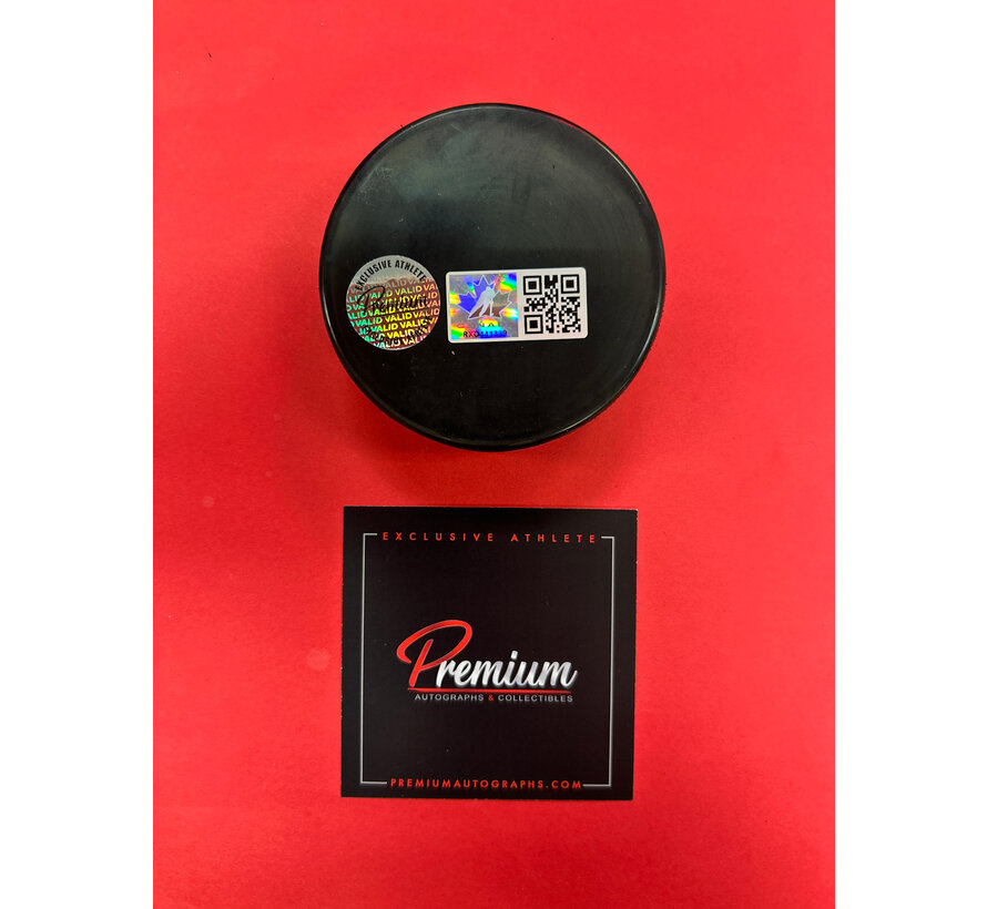 Sarah Nurse Team Canada Signed Puck w/ 2022 Gold inscription W/COA