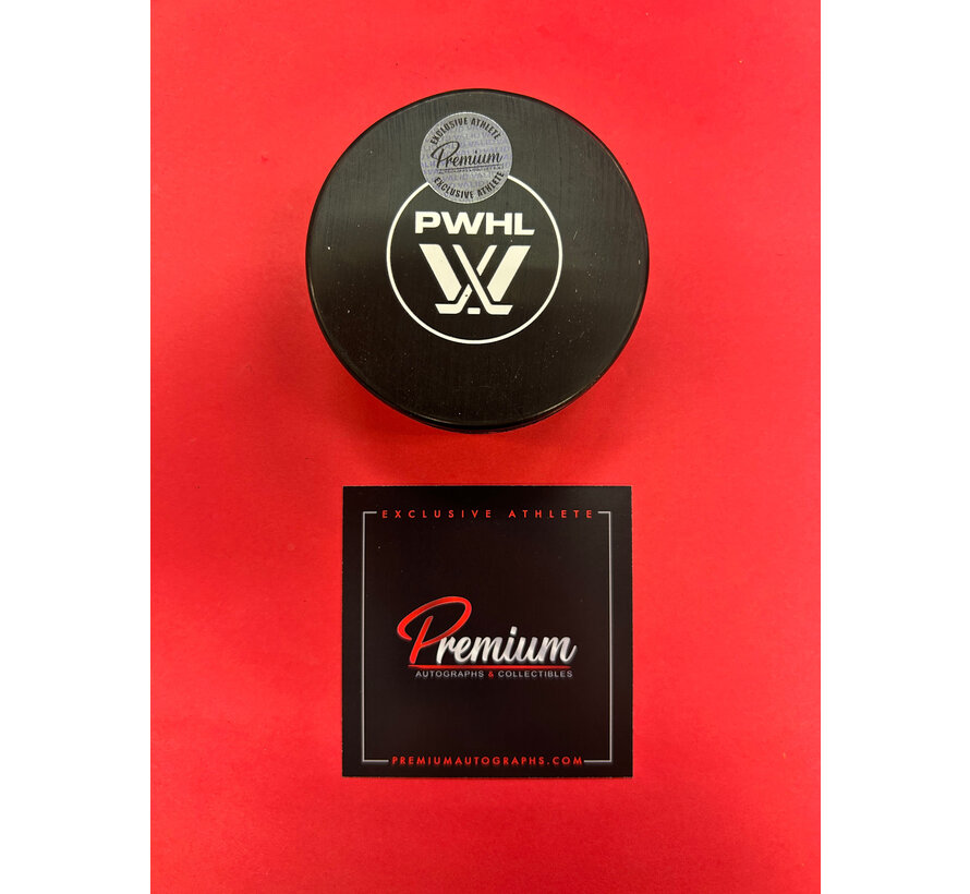 Marie-Philip Poulin Montreal Victoire PWHL Signed Puck W/COA
