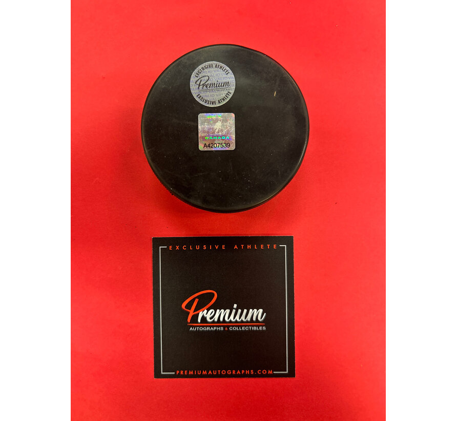Marie-Philip Poulin Canada Signed Puck w/ 3x Gold Inscription W/COA