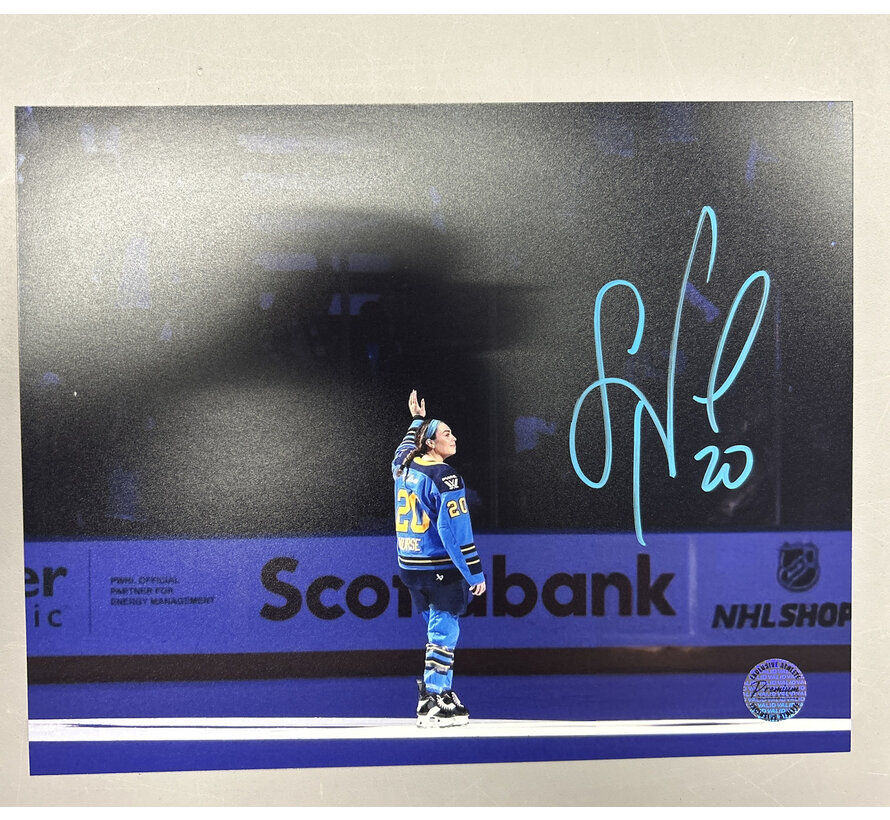 Sarah Nurse Toronto Sceptres PWHL Signed 8x10 Photograph Honouring