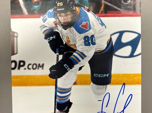Sarah Nurse Toronto Sceptres PWHL Signed 8x10 Photograph On the Attack