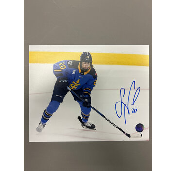 PREMIUM AUTOGRAPHS Sarah Nurse Toronto Signed 8x10 Photograph with Puck