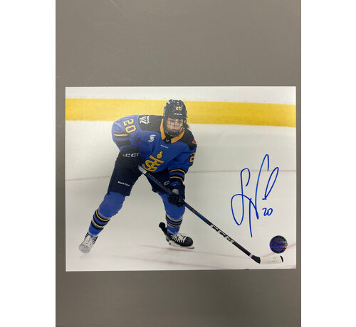 Sarah Nurse Toronto Signed 8x10 Photograph with Puck
