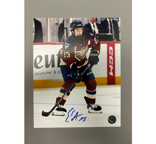 PREMIUM AUTOGRAPHS Erin Ambrose Montreal Victoire PWHL Signed 8x10 Photograph Focused