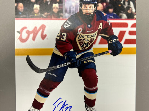 Erin Ambrose Montreal Victoire PWHL Signed 8x10 Photograph Skating
