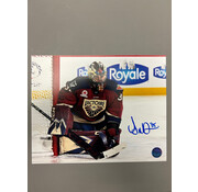 PREMIUM AUTOGRAPHS Ann-Renee Desbiens Montreal Victoire PWHL Signed 8x10 Photograph Against the Post