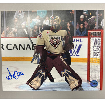 PREMIUM AUTOGRAPHS Ann-Renee Desbiens Montreal Victoria PWHL Signed 16x20 Faceoff Ready