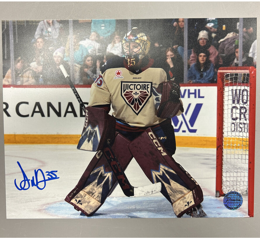 Ann-Renee Desbiens Montreal Victoria PWHL Signed 16x20 Faceoff Ready