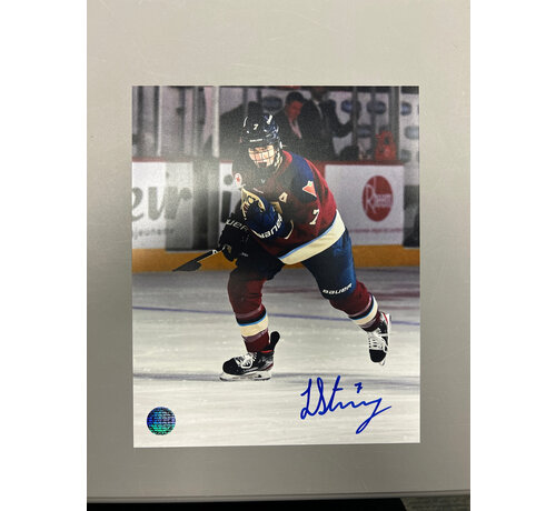 PREMIUM AUTOGRAPHS Laura Stacey Montreal Victoire PWHL Signed 8x10 Photograph Celebration