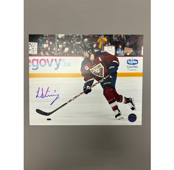 Laura Stacey Montreal Victoire PWHL Signed 8x10 Photograph On the Attack