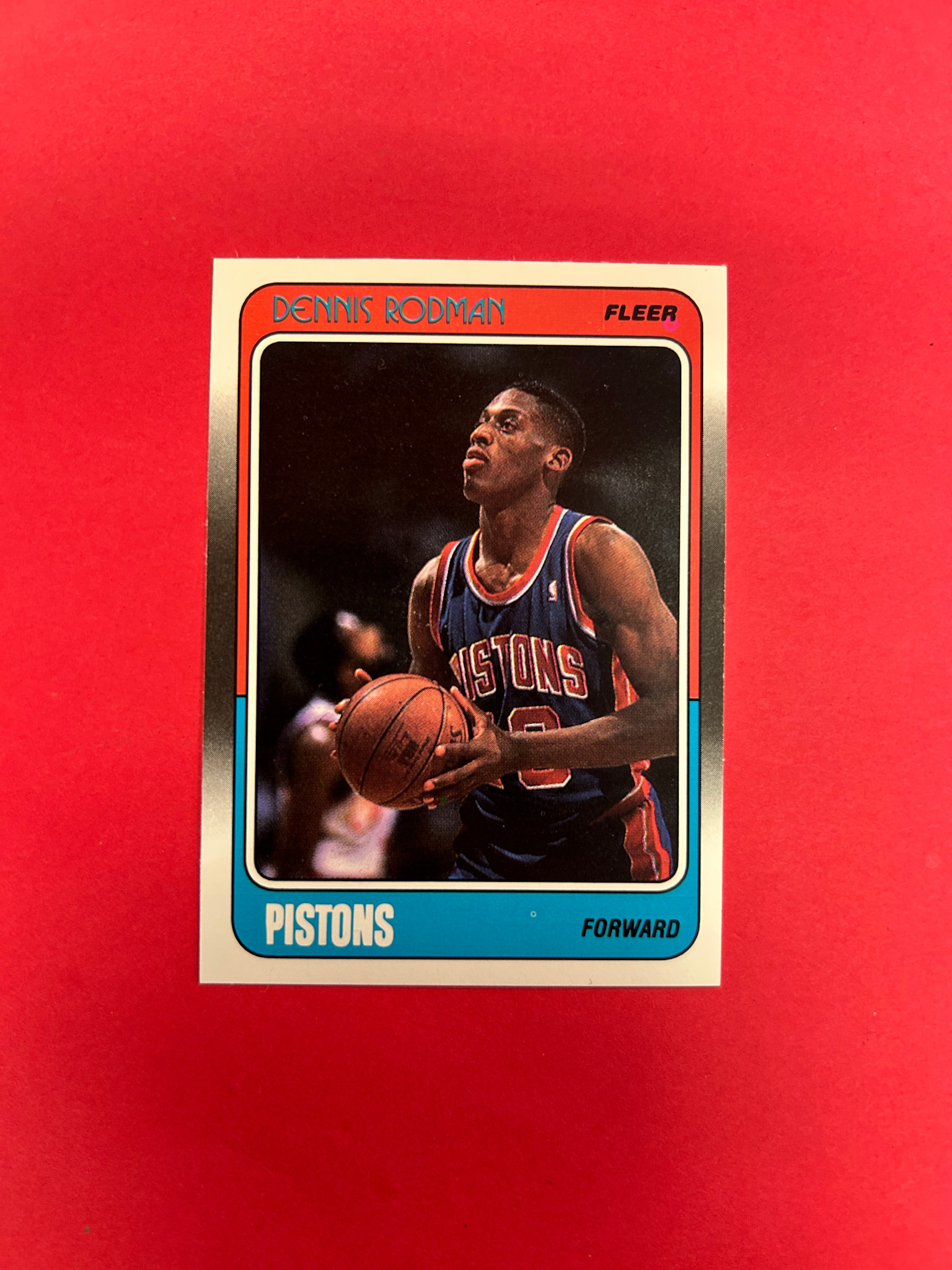 1988 FLEER BASKETBALL DENNIS RODMAN ROOKIE - CanCentral Sports Cards ...