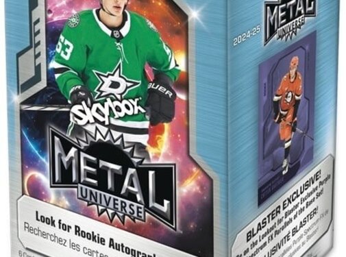 UPPER DECK 2024-25 UPPER DECK SKYBOX METAL UNIVERSE HOCKEY BLASTER BOX