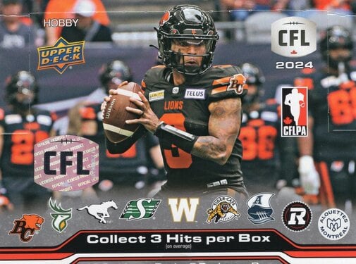 2024 UPPER DECK CFL FOOTBALL HOBBY BOX