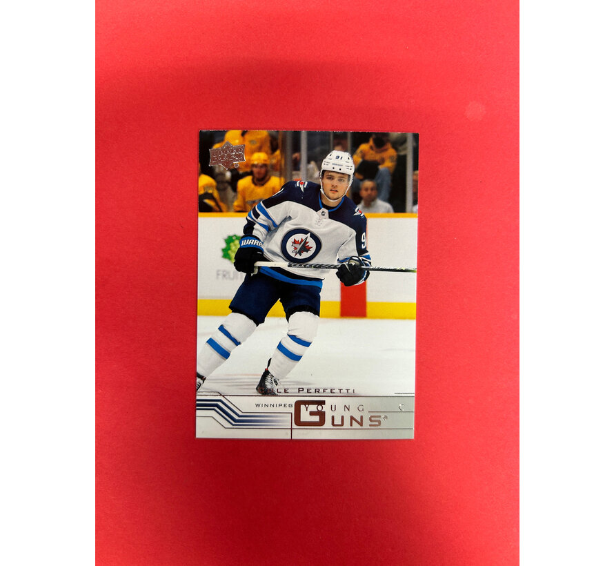 2021-22 UPPER DECK EXTENDED SERIES COLE PERFETTI EASTER EGG RETRO YOUNG GUNS