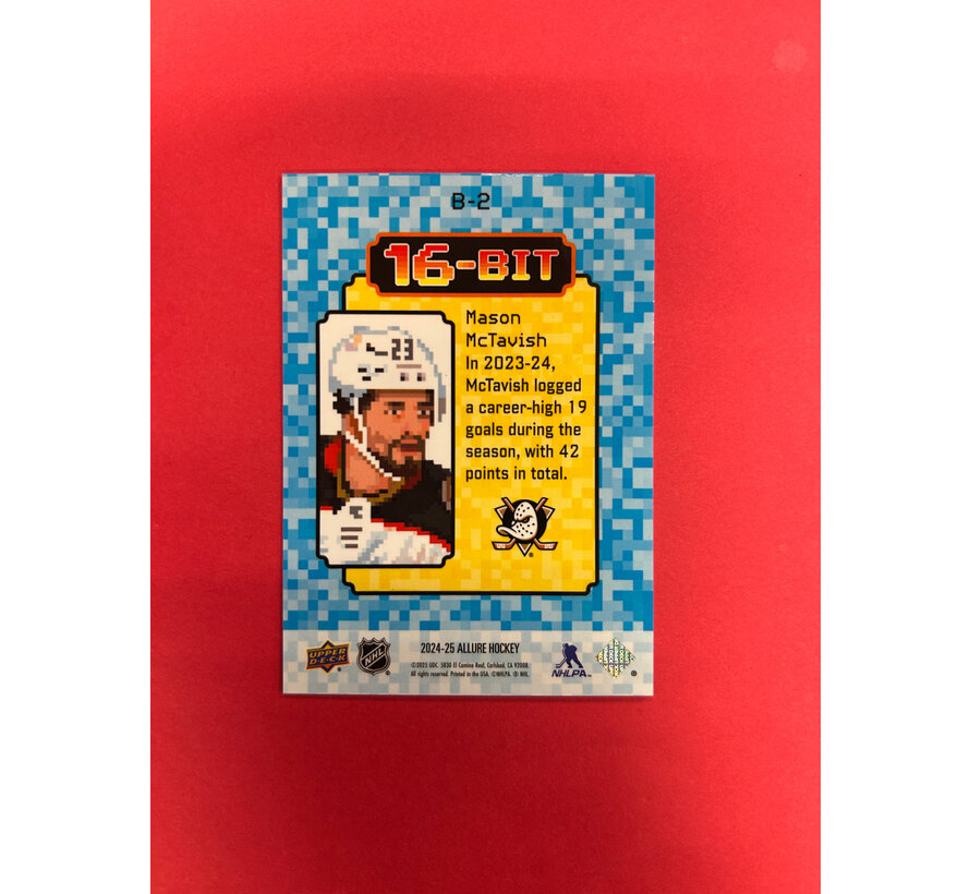 2024-25 UPPER DECK ALLURE MASON MCTAVISH 16 BIT SSP